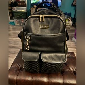 Itzy Ritzy Diaper Bag - Black and Gold